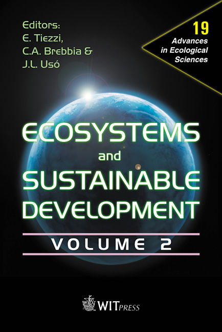 Ecosystems and Sustainable Development IV - Volume 2