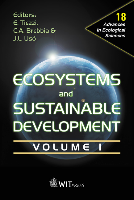 Ecosystems and Sustainable Development IV - Volume 1