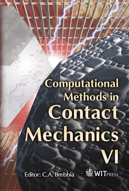 Computational Methods in Contact Mechanics VI