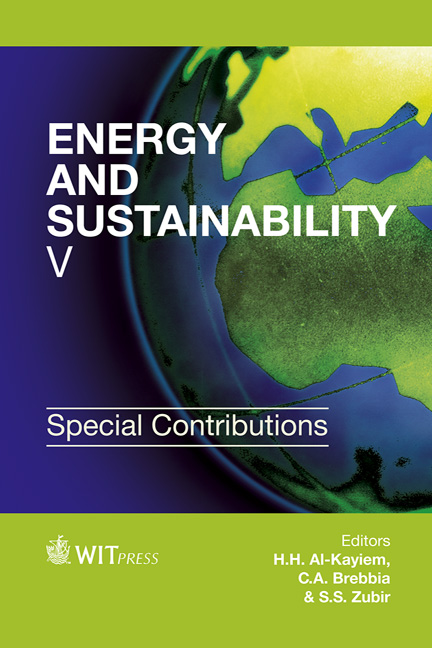 Energy and Sustainability V: Special Contributions